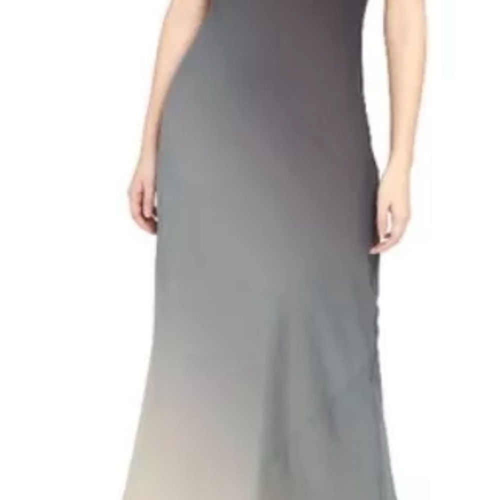 Theory Gray Strapless Gown for Weddings